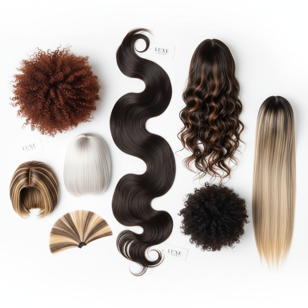 Collection of beginner-friendly ready to go wigs at Melted Hair