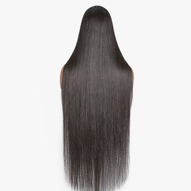 Halo Hair Style Hair 180% Density Royal Luxury Super Long Silky Straight 5x5 Closure HD Lace Wig 100% Human Hair