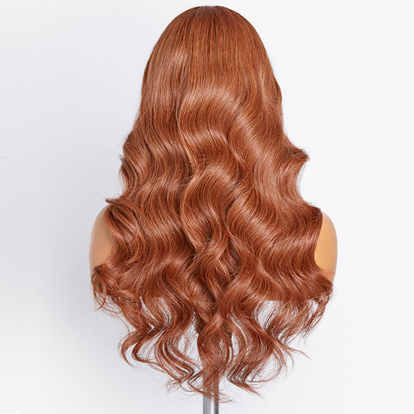 Cinnamon Brown Loose Wave / Straight / Straight Layer Glueless 5x5 Closure HD Lace Wig- US ONLY