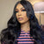 Natural Black Loose Wave Minimalist HD Lace Glueless Long Wig with Bangs - US Only