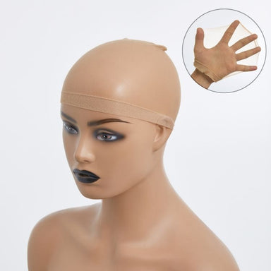 10pcs Stretchy HD Breathable Wig Caps with Non-Slip Elastic Band for Lace Frontal Wigs | Add-on Item