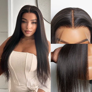 Melted Hair Natural Black Body Wave Wig Full Lace Wig – Style 3898