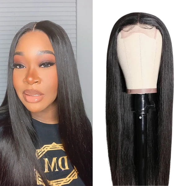 Exclusive Discount | Halo Hair Style Hair Beginner Friendly Glueless Silky Blunt Cut 4x4 Closure Bob Wig | Upgraded 2.0