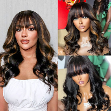 Melted Hair 150% Natural Black Loose Wave Wig Glueless 5x5 Closure Wig