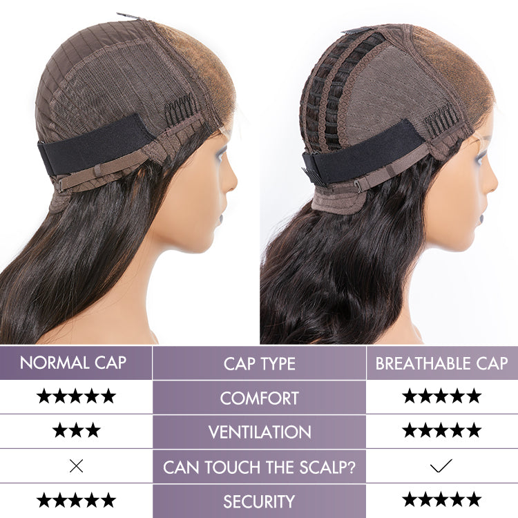 Melted Hair 180% Density | Trendy Brown with Black Peekaboo Loose Wave Glueless 5x5 Closure Lace Wig - US Only