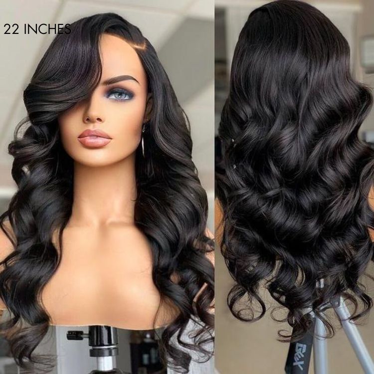 Halo Hair Style Hair 180% Density | 360 Lace Pre-Plucked Long Wig (Body Wave / Straight / Water Wave) - US Only