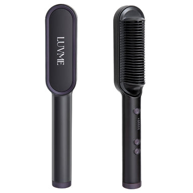 Hair Straightener Comb with US Plug, Built-in Ceramic Heating Plate, 20s Fast Heating & 5 Temp Settings & Anti-Scald for Professional Salon at Home | US Only