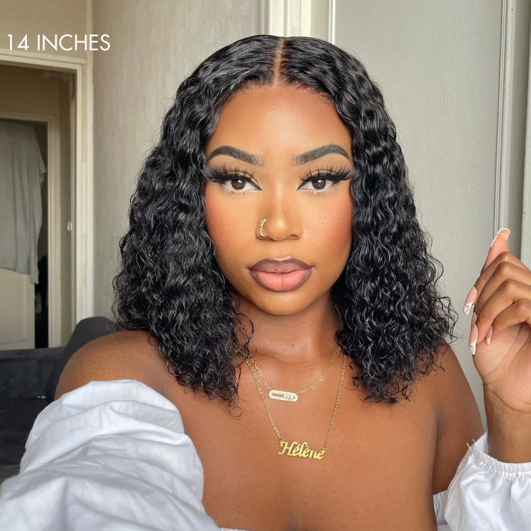 Halo Hair Style Hair 180% Density Deep Wave Glueless 13x4 Frontal Lace Wig - US Only