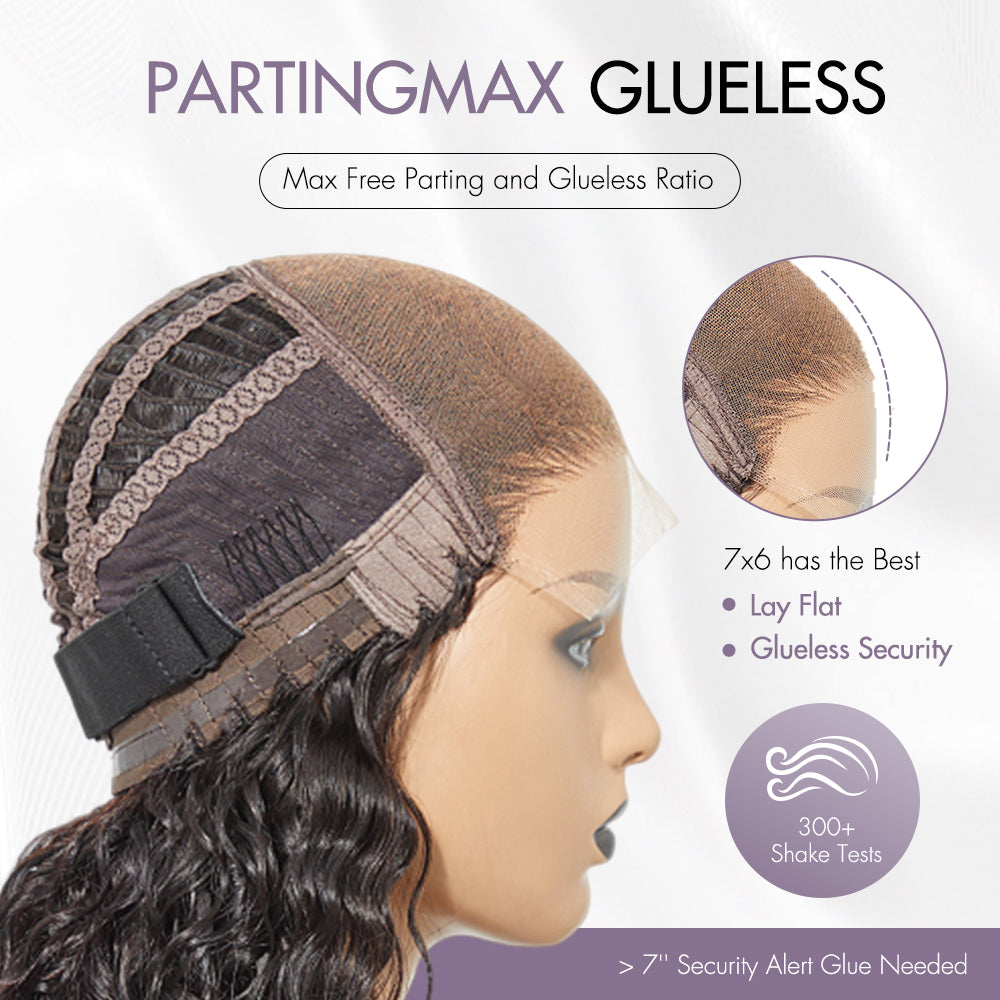 Special Deal | Halo Hair Style Hair PartingMax Glueless Wig Loose Body Wave 7x6 Closure HD Lace Pre Plucked & Bleached Breathable Cap