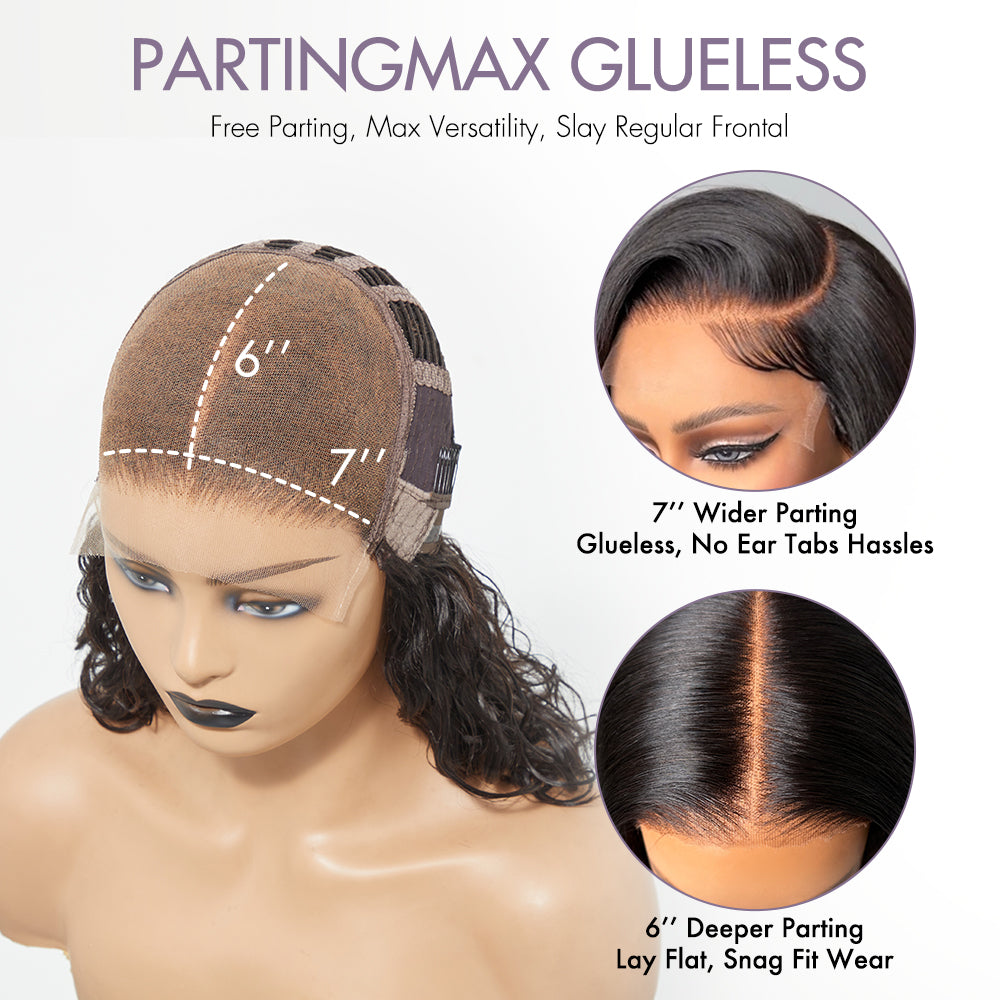Special Deal | Halo Hair Style Hair PartingMax Glueless Wig Loose Body Wave 7x6 Closure HD Lace Pre Plucked & Bleached Breathable Cap