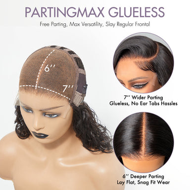 Special Deal | Halo Hair Style Hair PartingMax Glueless Wig Loose Body Wave 7x6 Closure HD Lace Pre Plucked & Bleached Breathable Cap