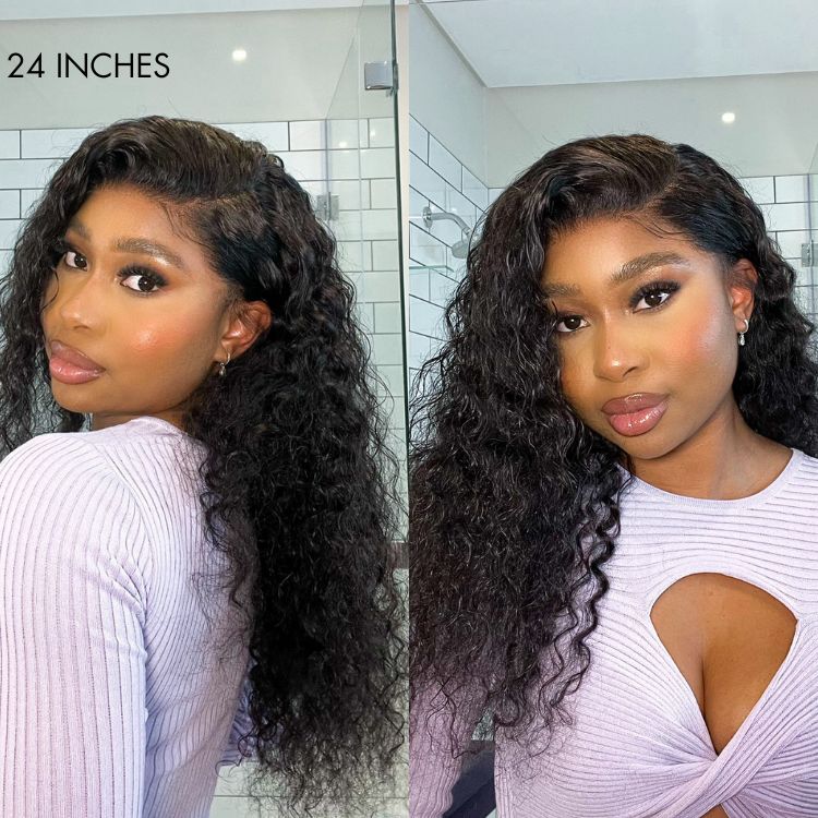 Halo Hair Style Hair 180% Density | 360 Lace Pre-Plucked Long Wig (Body Wave / Straight / Water Wave) - US Only