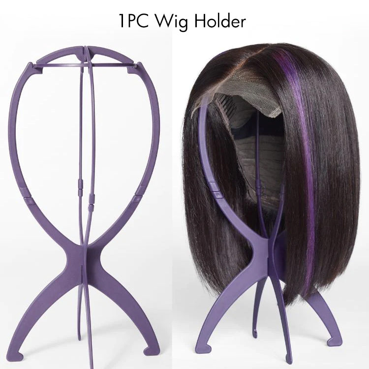 Ombre Brown Loose Wave Minimalist HD Lace Glueless C Part Short Wig 100% Human Hair - US ONLY
