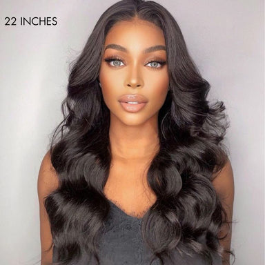 Melted Hair 150% Natural Black Body Wave Wig Glueless 5x5 Closure Wig – Style 3610