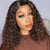 Black to Brown Ombre Bouncy Curly 4x4 Closure Lace Glueless Side Part Long Wig- US Only