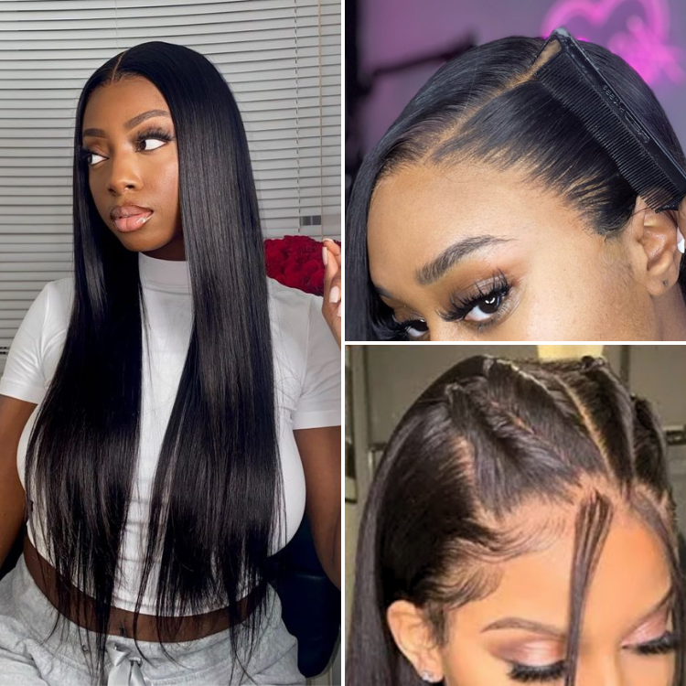 Melted Hair 180% Density | Glueless 13x4 Frontal Lace Long Wig 100% Human Hair