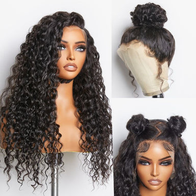 Halo Hair Style Hair 180% Density | 360 Lace Pre-Plucked Long Wig (Body Wave / Straight / Water Wave) - US Only