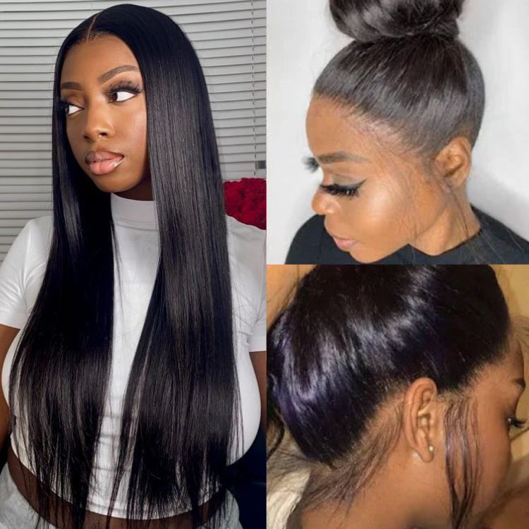 Halo Hair Style Hair 180% Density | 360 Lace Pre-Plucked Long Wig (Body Wave / Straight / Water Wave) - US Only