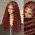 Retro Trends Dark Reddish Brown Ocean Wave Glueless 5x5 Closure Lace Long Wig  - US Only