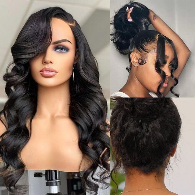 Halo Hair Style Hair 180% Density | 360 Lace Pre-Plucked Long Wig (Body Wave / Straight / Water Wave) - US Only