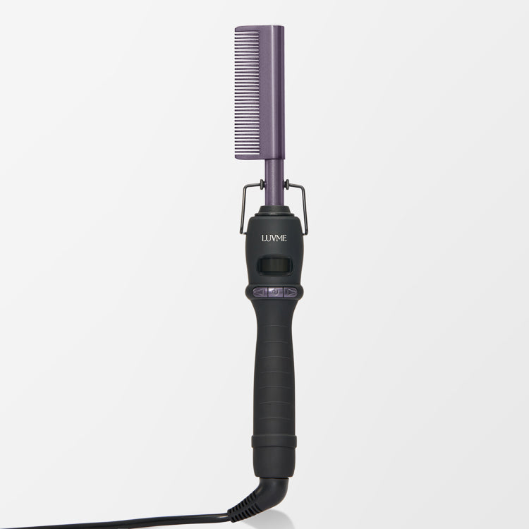 Electric Hot Comb with US Plug  for Wigs and Natural Hair, 30s Fast Heating & Adjustable Temp | Add-on Item