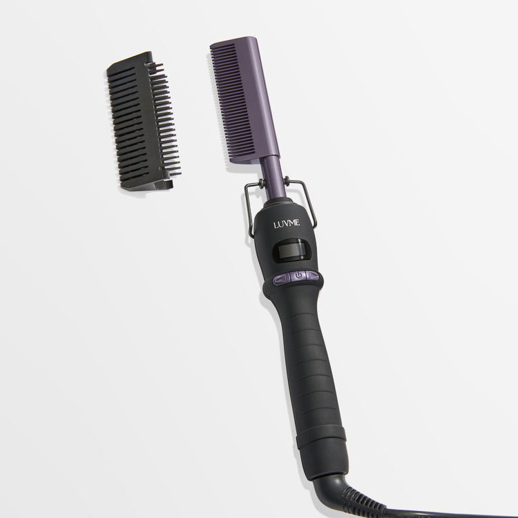 Electric Hot Comb with US Plug  for Wigs and Natural Hair, 30s Fast Heating & Adjustable Temp | Add-on Item