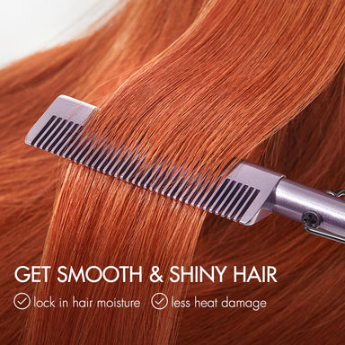 Electric Hot Comb with US Plug  for Wigs and Natural Hair, 30s Fast Heating & Adjustable Temp | Add-on Item