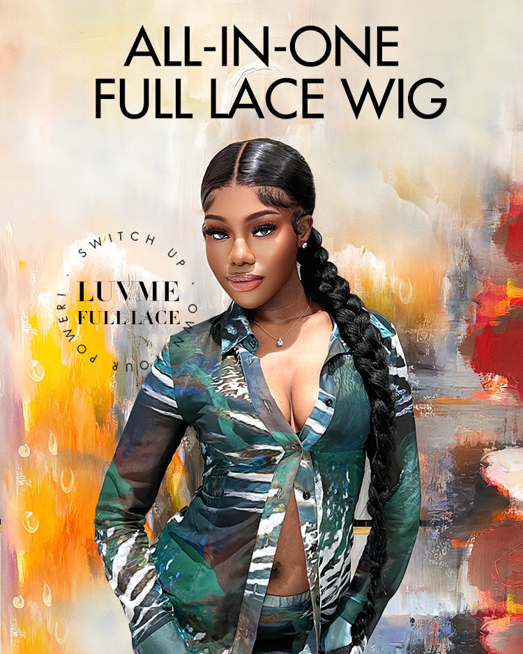 Exclusive Sale | Melted Hair Full Lace Classy Natural Black Body Wave / Straight Free Parting Half Up Half Down Wig-14