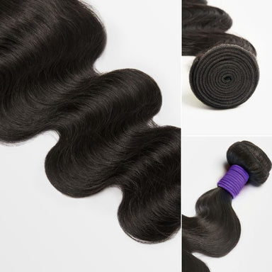 Melted Hair 100% Natural Black Body Wave Hair Bundles – Style 2458