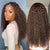 Chocolate Brown Long Curly Glueless 5x5 Closure Long Wig 100% Human Hair - US Only