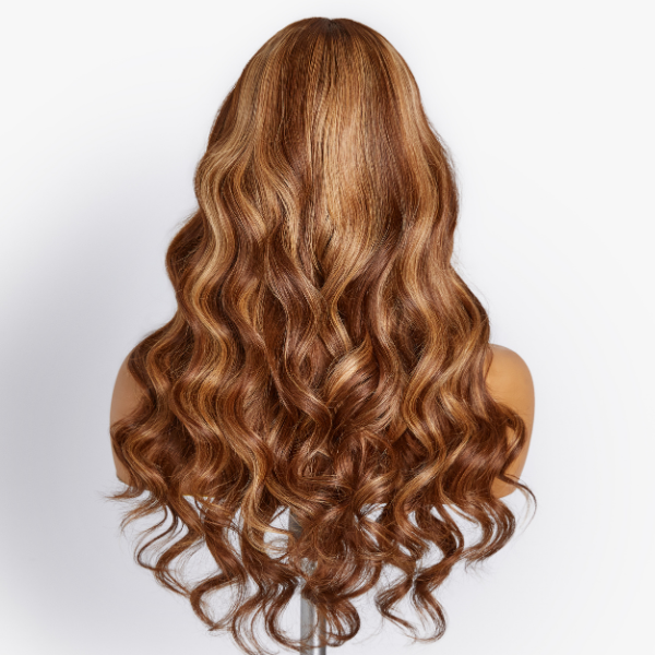Special Deal | Caramel Brown Highlight Loose Wave Y-Shape Undetectable HD Lace Wig