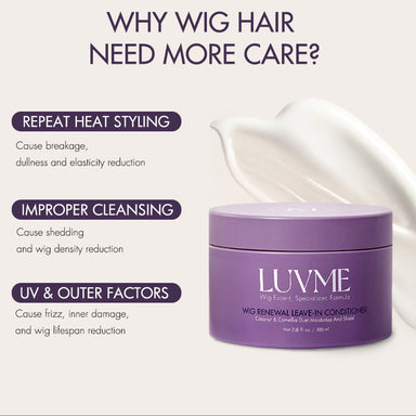 US Only | Wig Renewal Leave-in Conditioner, Anti Frizz, Super Shine & Moisture