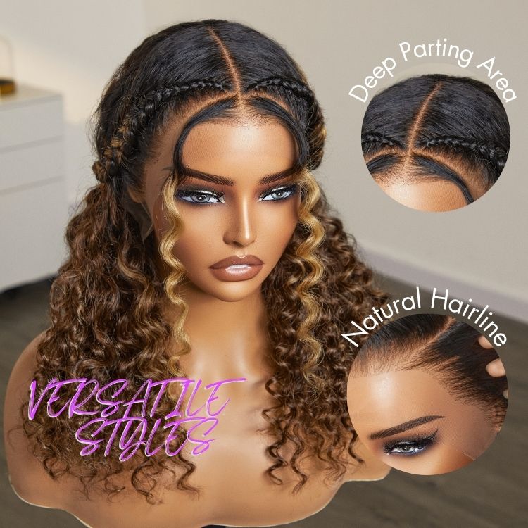 PreMax 2.0 Wigs | Nature Max Deep Wave Ear-to-ear Glueless 13x6 Frontal HD Lace Long Curly Wig