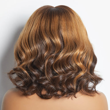 Elegant Peekaboo Ombre Blonde Loose Wave Glueless 5x5 Closure Lace Wig - US Only