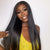 Halo Hair Style 180% Density Ion Perm Straight Glueless 5x5 Closure HD Lace Wig