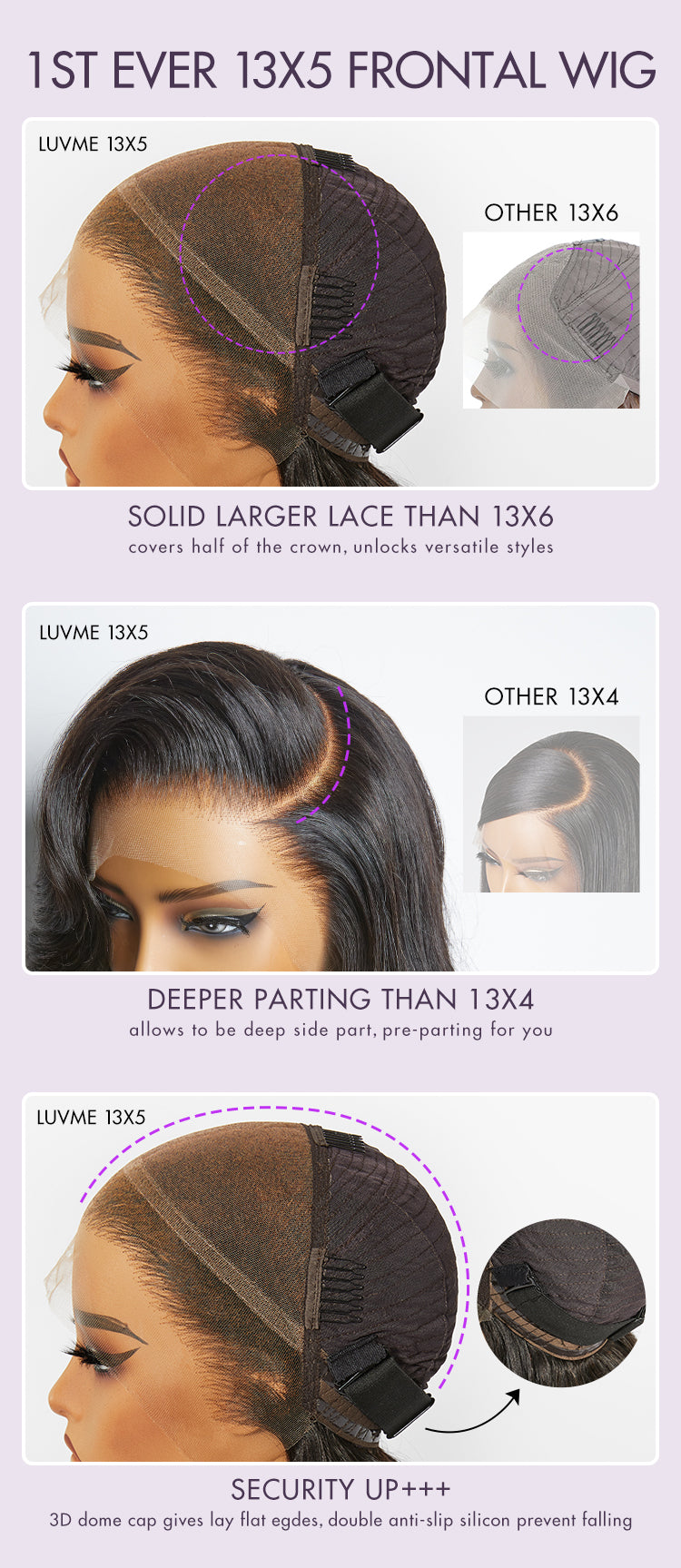 PreMax 2.0 Wigs | Nature Max Yaki Straight Ear-to-ear Glueless 13x5 Frontal HD Lace C Part Wig-04