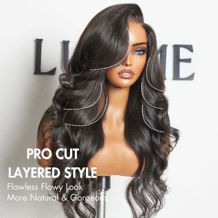 Halo Hair Style Hair PartingMax Layered Cut Loose Body Wave 7x6 Closure HD Lace Wig Pre-Cut Lace  - US Only