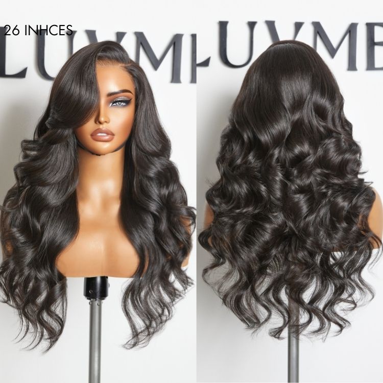 Halo Hair Style Hair PartingMax Layered Cut Loose Body Wave 7x6 Closure HD Lace Wig Pre-Cut Lace  - US Only