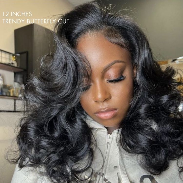 Halo Hair Style Hair PartingMax Layered Cut Loose Body Wave 7x6 Closure HD Lace Wig Pre-Cut Lace  - US Only