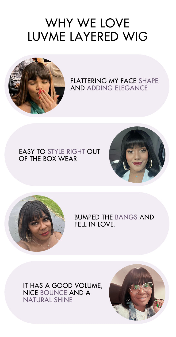 Graceful Natural Black Body Wave with Bangs 5x5 Closure Lace Glueless C Part Long Wig 100% Human Hair-04