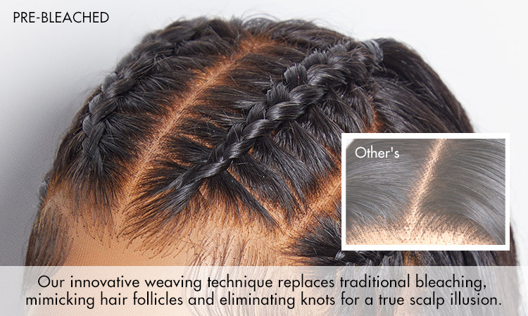 PreMax Wigs | Super Natural Hairline Ombre Brown Loose Body Wave Glueless 5x5 Closure Lace Wig Pre-Cut Lace-02