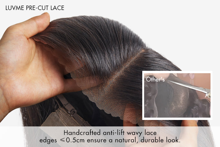 PreMax Wigs | Super Natural Hairline Ombre Brown Loose Body Wave Glueless 5x5 Closure Lace Wig Pre-Cut Lace-03