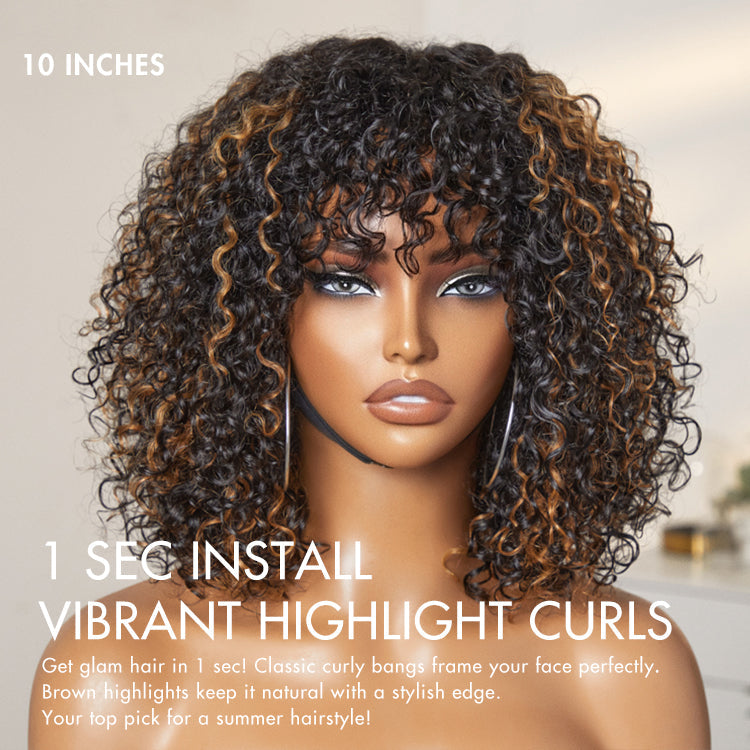 Melted Hair Natural Black Water Wave Wig Glueless Minimalist Lace Wig