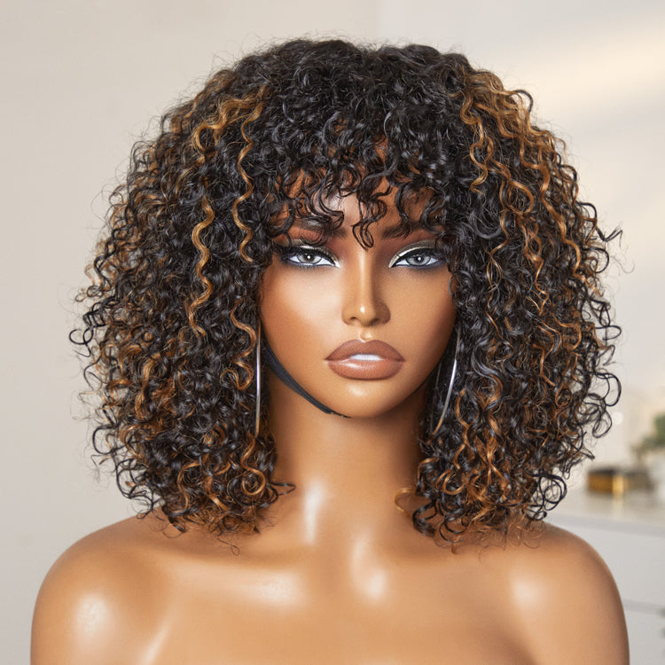 Melted Hair Natural Black Water Wave Wig Glueless Minimalist Lace Wig