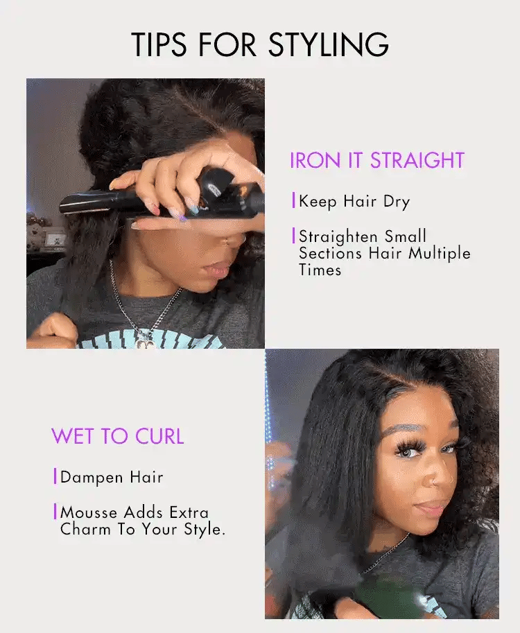 Wet and Wavy Brown Highlight Glueless 5x5 Closure Pre-Cut Lace Water Wave Wig-11