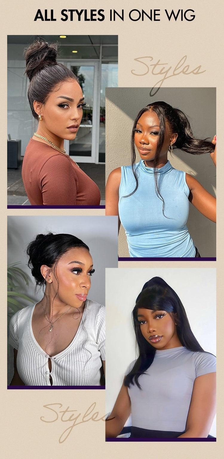 Melted Hair 180% Density | 360 Lace Pre-Plucked Long Wig (Body Wave / Straight / Water Wave) - US Only-10