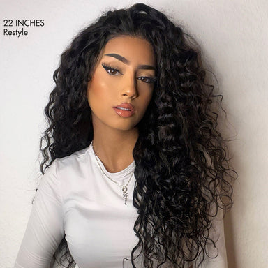 AiryFit Scalp Care Wigs | Effortless Water Wave Snugfit Glueless 5x5 Closure Pre-Cut Lace Curly Wig