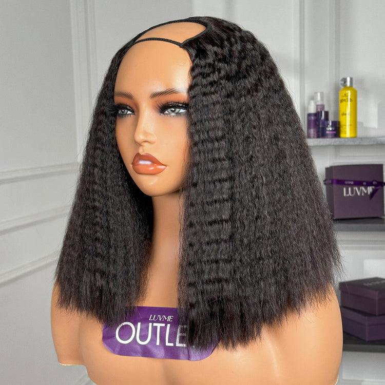 Special Deal | Kinky Straight Bob No Lace Glueless U Part Wig
