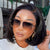 Exclusive Discount | Super Natural C Part Natural Black / Blonde Highlight Glueless Lace Bob Wig 100% Human Hair | Fits All Face Shapes