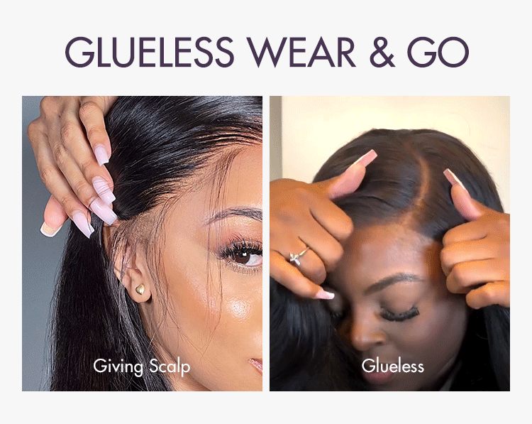 New Customers Only | Melted Hair PartingMax Glueless Wig Loose Body Wave 7x6 Closure HD Lace Pre Cut & Plucked & Bleached Ready to Go-18